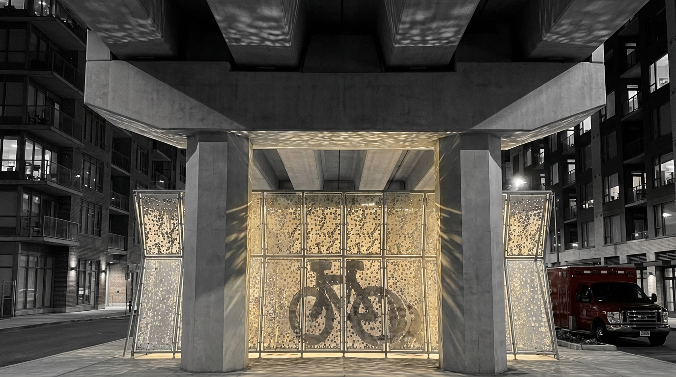 WOBART Bike Station approach